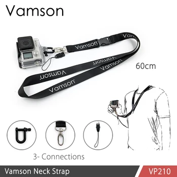 Vamson neck strap lanyard sling za Gopro Hero 7 6 5 5s 4s быстросъемной kopča za Xiaomi yi /eken/SJCAM VP210