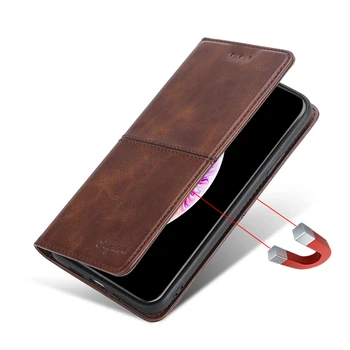 Za Asus ZC554KL Case luksuzna kožna flip poslovne novčanik torbica za knjige torbica za Asus Zenfone 4 Max ZC554KL telefon Case Magnet