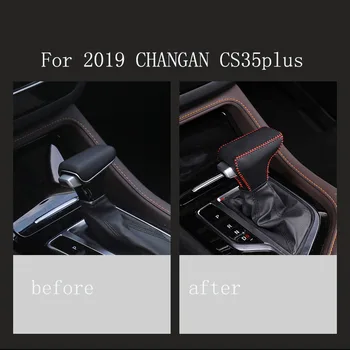 Zupčanik poklopac interijera blok mjenjača kožni zaštitnik uređenje interijera auto-pribora za 2019 CHANGAN CS35plus