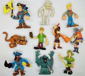 10шт Scooby-Doo Crew Set. Svojim mates Velma Fred Alien Monster Vampires Z94D