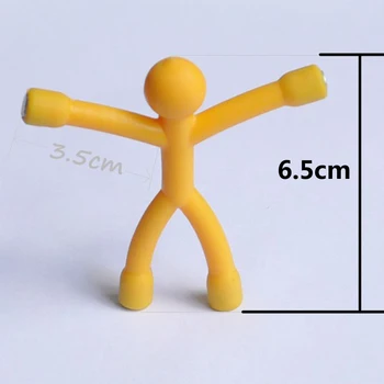 Fleksibilan Magnet Man Igračke zabava funny su gadgeti novelty toys for men and kids Figure Sticker Office action figure Iznenađujuće Mini Q-Man