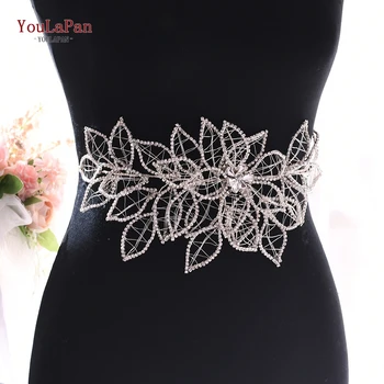 TOPQUEEN SH256-S Sparkle Pojas Dresses for Svadbeni Rinestone Pojas, Silver i Crystal Pojas Wedding Belts for Wedding Dresses Pojas