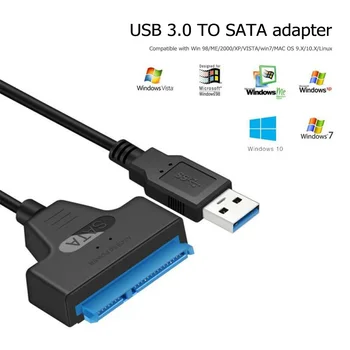 USB 3.0, SATA kabel za tvrdi disk Vanjski kabel za napajanje za 2,5-inčni HDD SSD hard disk adapter kabel utikač adapter